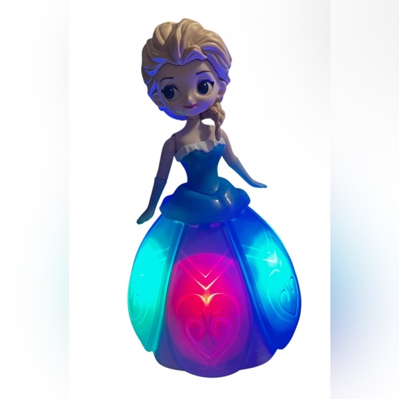 Frozen Light-Up Elsa Doll Musical Spinning Princess Toy - Picture 1 of 11